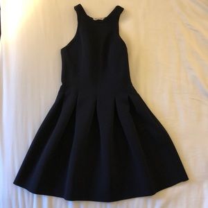 Alexander Wang Navy Scuba Dress